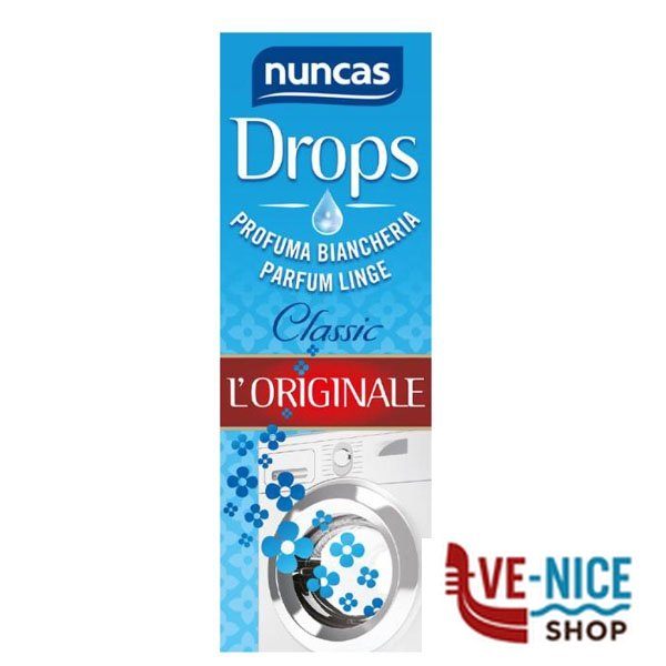 PROFUMA BIANCHERIA DROPS FLOWERS ml 100 NUNCAS F6 4000978 NUNCAS C - immagine 2