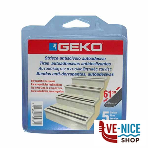 STRISCIA ANTISCIVOLO 19 cm 61 NERA Pz 5 GEKO 220/68 STRISCE ANTISCIVOLO F - immagine 3