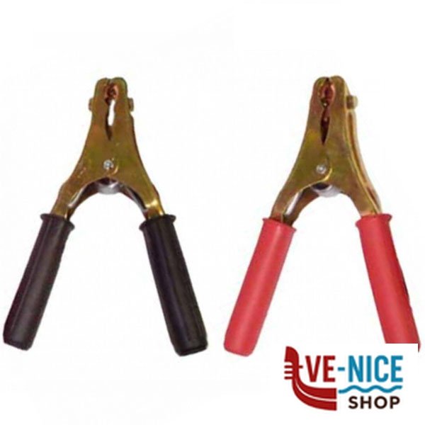 PINZA CAVI COLLEGAMENTO Amp 200 ROSSA 200 CARICABATTERIE E ACCESSORI F - immagine 3