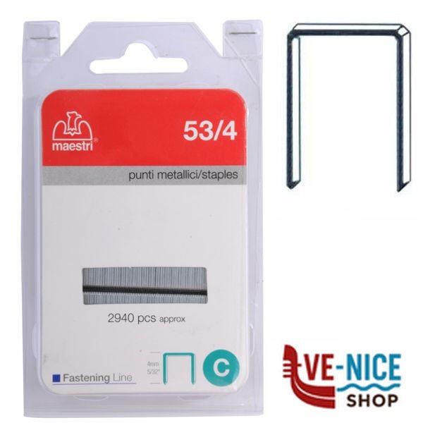 PUNTI mm 12 Pz 980 53/12 MAESTRI 1110328 FISSATRICI e ACCESSORI F - immagine 2
