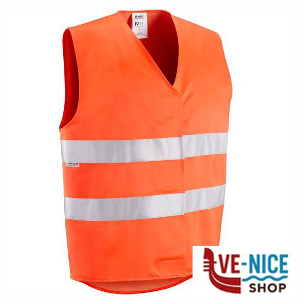 GILET ALTA VISIBILITA' REFLEX ARANCIO M 436306 INDUMENTI LAVORO F - immagine 3