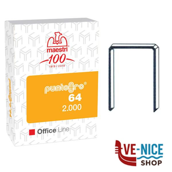PUNTI CUCITRICE METALPLIER 6 Pz 2000 MAESTRI 1001101 FISSATRICI e ACCESSORI F - immagine 2
