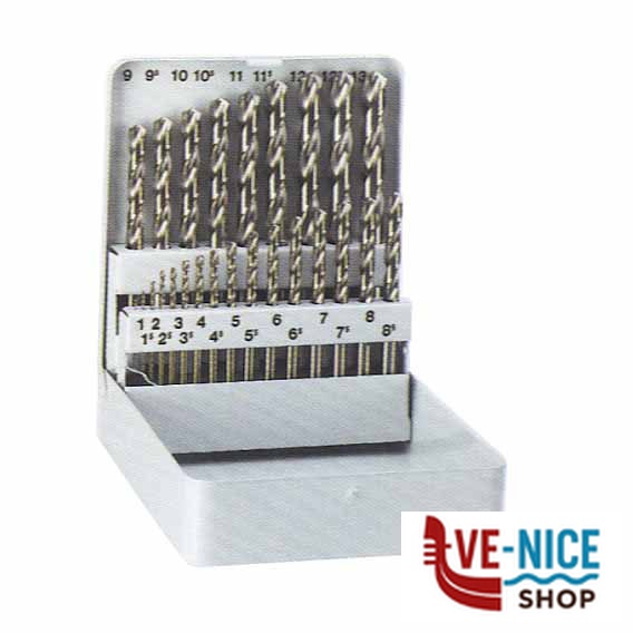 PUNTE HSS COBALT Sr Pz 25 mm 1/13 613 ALPEN 0000100225100 PUNTE ELICOIDALI SERIE F - immagine 2