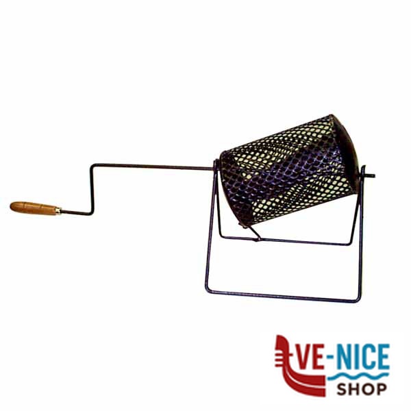 PADELLA CASTAGNE GIREVOLE M/LEGNO cm 40 h 34 MILLE 721.00 PADELLE CASTAGNE C - immagine 3