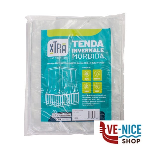 TENDA BALCONE PE RETINATA 400x400 XTRA 06054 LENO 140g TENDE BALCONE C - immagine 2