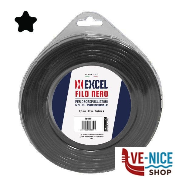 FILO NYLON PENTAGONO mm 3,3 m 40 EXCEL 09845 DECESPUGLIATORI E ACCESSORI F - immagine 2