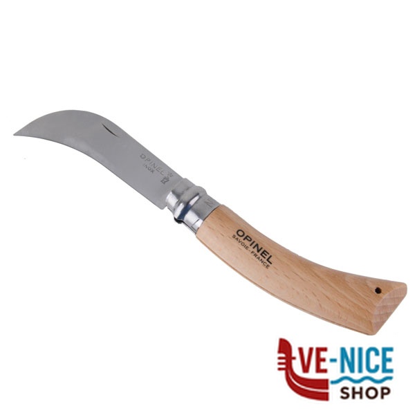 RONCOLINA INOX N. 8 PUNTA SEMICURVA OPINEL 113140 COLTELLI RONCOLINE F - immagine 3