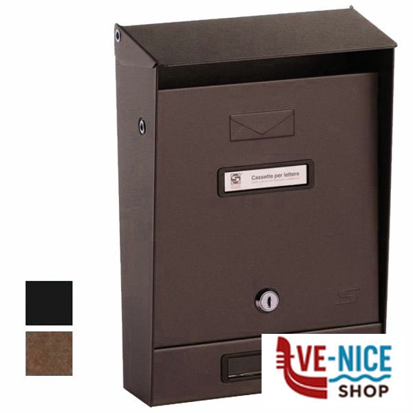 CASSETTA LETTERE ACC TETTO AP NERA 10-201 SILMEC 10-201.84 CASSETTE LETTERE F - immagine 4