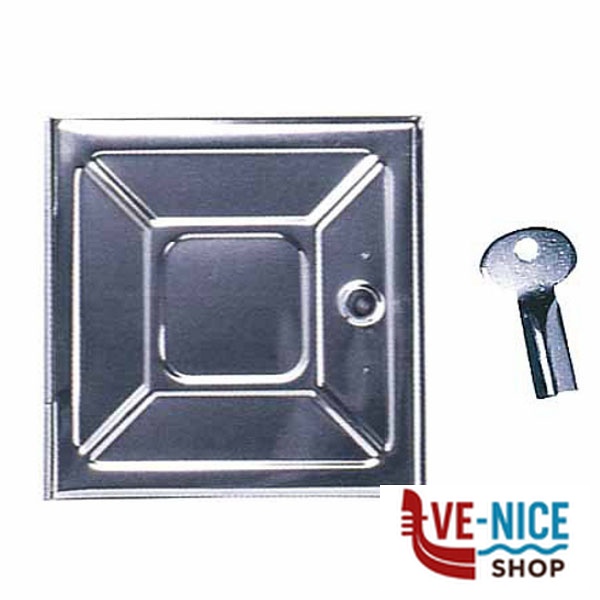 PORTINA CAMINO LAMIERA ZN 18,5x26,5 CHIAVE 0021624Z PORTINE CAMINO F - immagine 4