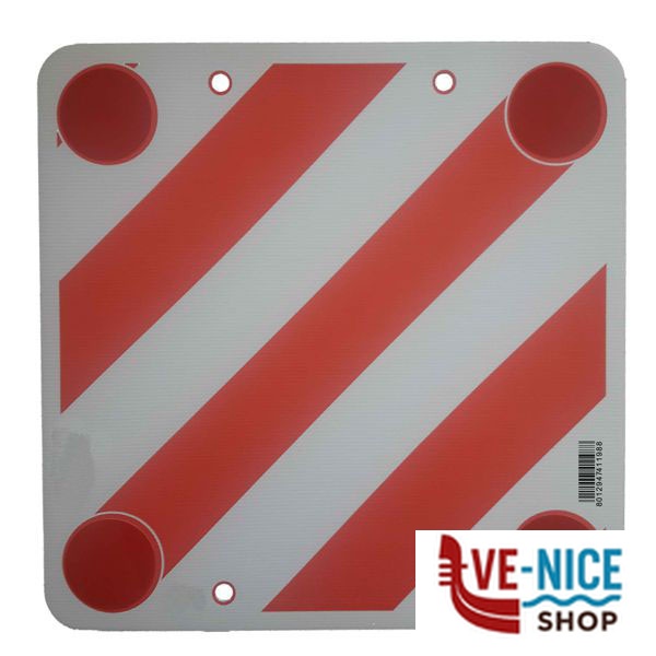 CARTELLO CARICHI SPORGENTI 50x 50 PLASTICA 05600000 SEGNALETICA F - immagine 4