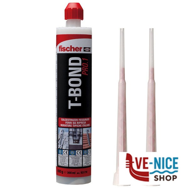 TASSELLO CHIMICO T-BOND PRO 1 ml 300 FISCHER 93179 FISCHER F - immagine 3