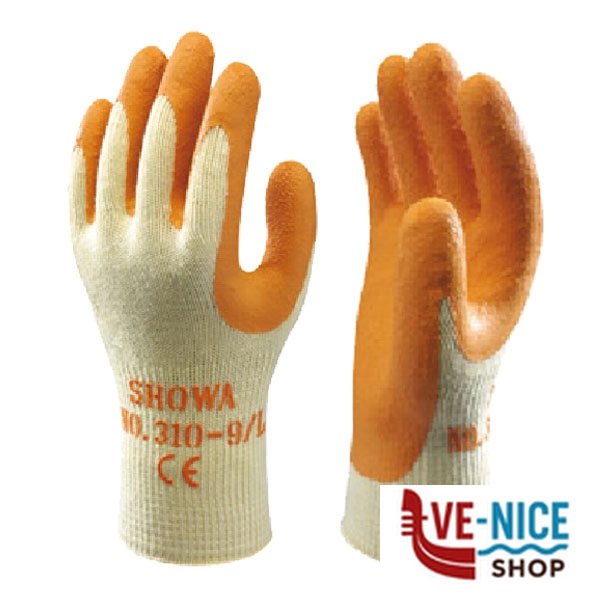 GUANTI LATTICE 310 ARANCIO 9 SHOWA 310 SIZE 9 GUANTI LAVORO F - immagine 4