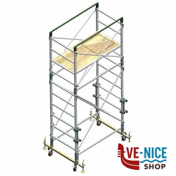 TRABATTELLO ALLUMINIO ALUMITO h 335 FACAL AMST SCALE MULTIUSO-TRABATTELLI F - immagine 4