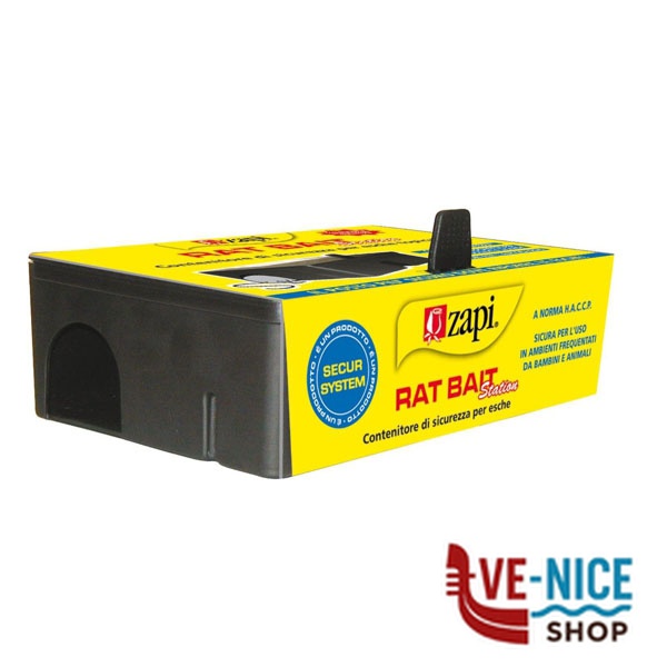 CONTENITORE ESCHE TOPI RAT BAIT cm 23x14 h 7 ZAPI 106920 TRAPPOLE TOPI C - immagine 3