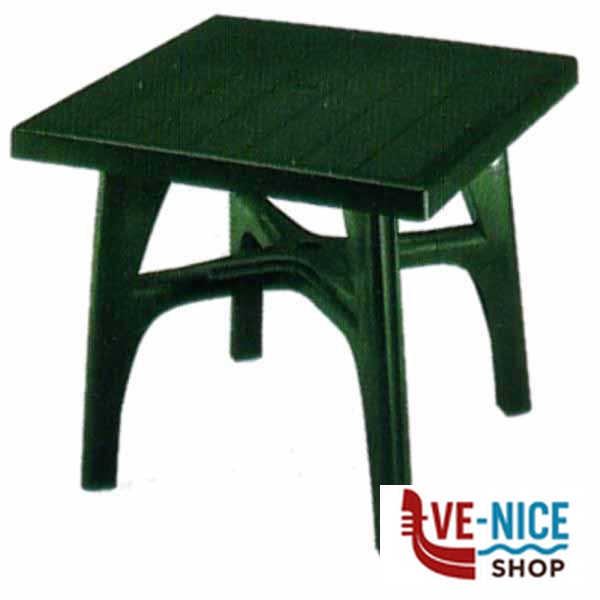 TAVOLO RESINA QUADROMAX VERDE 80x 80 1066 SCAB 1066 ARREDO GIARDINO SCAB C - immagine 2