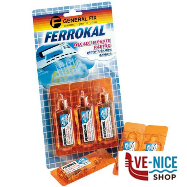 DECALCIFICANTE FERROKAL Pz 3 GENERAL FIX 55 ACCESSORI STIRO C - immagine 2