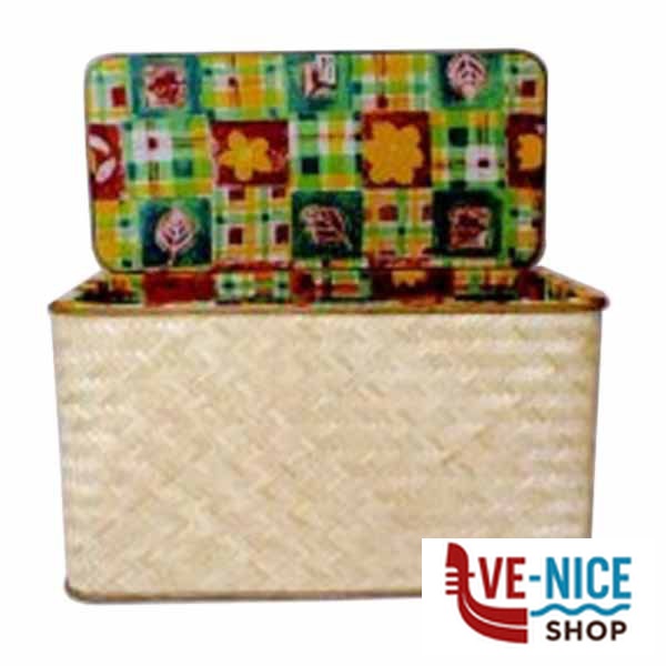 CESTONE VIMINI CUSCINO 65x33 h 42 20982 20982 CESTE VIMINI C - immagine 2