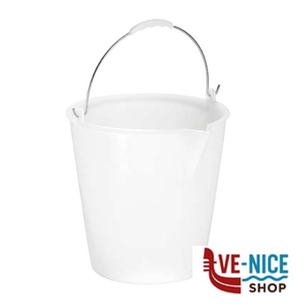 SECCHIO POLIETILENE BIANCO BEC.l 21 7250P6 GIGANPL 7250P6 SECCHI C - immagine 4