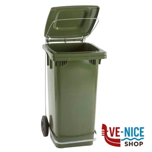 BIDONE MAX PEDALE VERDE l 80 2805HD GIGANPL 2800HD1F/V 9015M/V 9360 BIDONI IMMONDIZIA C - immagine 2