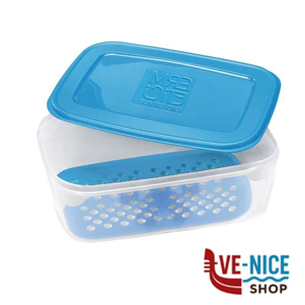 CONTENITORE RETT GRIGLIA l 6 34x24 h 12 GIOSTYLE 6465267 - 6465113 CONTENITORI PLASTICA C - immagine 2