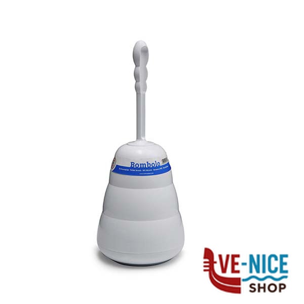 PORTASCOPINO WC BOMBOLO BIANCO h 41 STEFANPL 10575 SCOPINI WC C - immagine 2