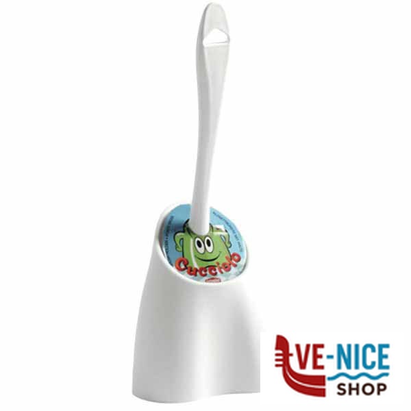 PORTASCOPINO WC CUCCIOLO BIANCO h 38 STEFANPL 10590 SCOPINI WC C - immagine 2