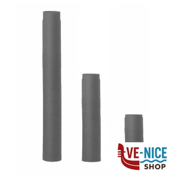 TUBO ACCIAIO 8x 50 GRIGIO 2MM PELLET ALA Y25 100 150 110 TUBI PELLET F - immagine 3