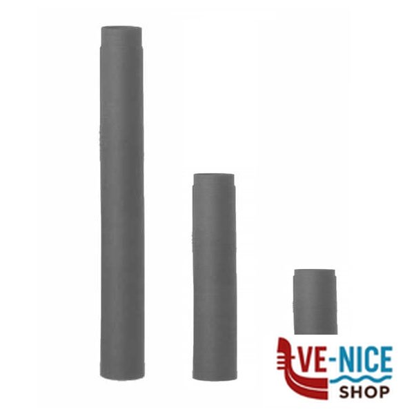 TUBO ACCIAIO 8x 25 GRIGIO 2MM PELLET ALA Y25 100 150 130 TUBI PELLET F - immagine 4
