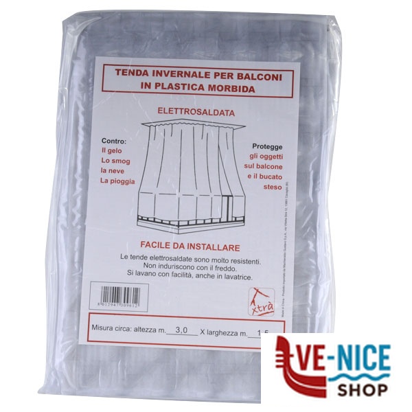 TENDA BALCONE PVC BIANCA 300x200 XTRA 11932 TENDE BALCONE C - immagine 2