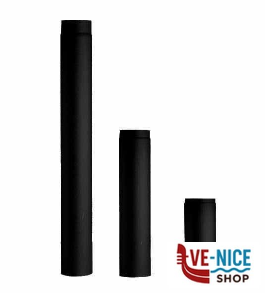 TUBO ACCIAIO 13x 25 NERO 2MM AETERNUM ALA R40 100 400 130 TUBI ACCIAIO F - immagine 2