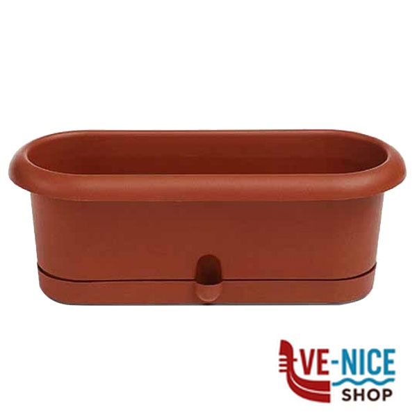 VASO PIERA OVALE RISERVA ACQUA 30 STEFANPL 79300 VASI PLASTICA F - immagine 4