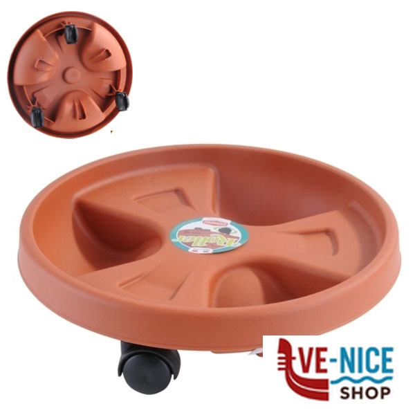 SOTTOVASO MED ROLL RUOTE COCCIO 35 STEFANPL 11350 VASI PLASTICA F - immagine 2
