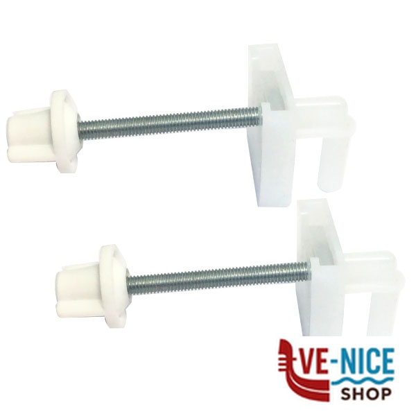 ATTACCO SEDILE WC VITE METALLO Pz 2 00402 MARGOM 000924 SEDILI WC C - immagine 2