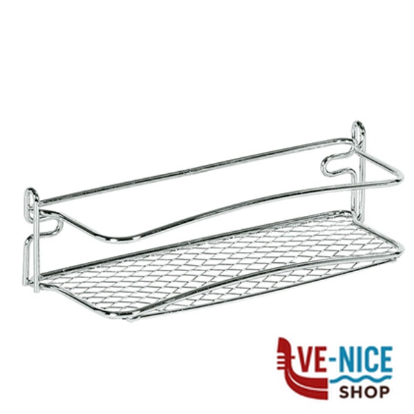 MENSOLA BAGNO CROMO STAR RETT. cm 25x10 h 7 ARTEX 29.16.71 MENSOLE BAGNO C - immagine 3