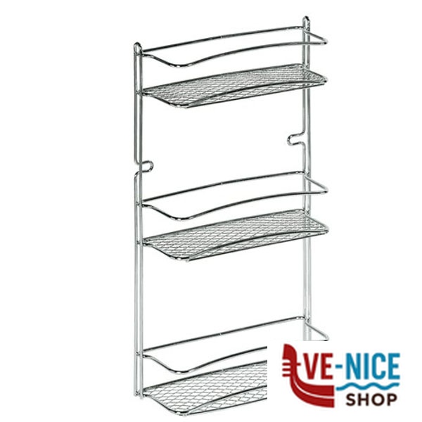 MENSOLA BAGNO CROMO STAR RETT. 3P 25x10 h 47 ARTEX 29.16.73 MENSOLE BAGNO C - immagine 4