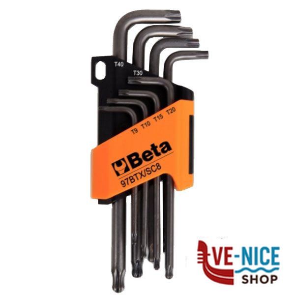 CHIAVI TORX PIEGATE T9/40 Pz 8 97BTX/SC8 BETA 000970164 BETA F - immagine 4