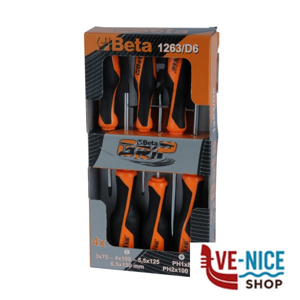 CACCIAVITI GRIP T-PH Pz 6 1263/D6 BETA 012630006 BETA F - immagine 2