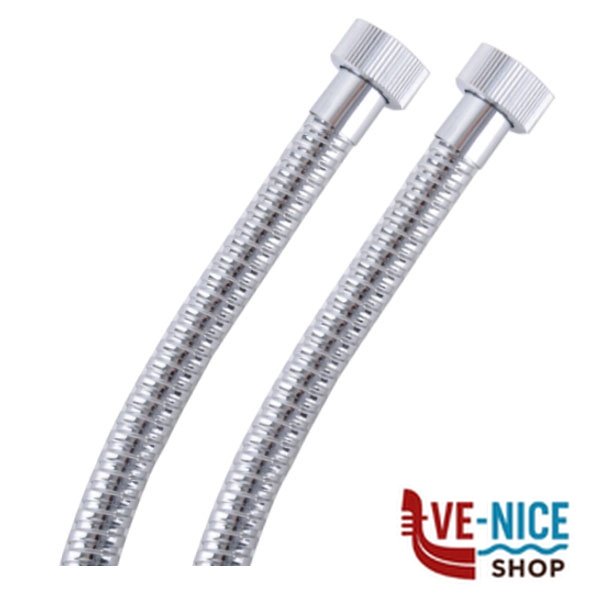 FLESSIBILE DOCCE CROMATO F/F 1/2" 200 DOPPIO DADO 056200ZZ FLESSIBILI DOCCE F - immagine 4