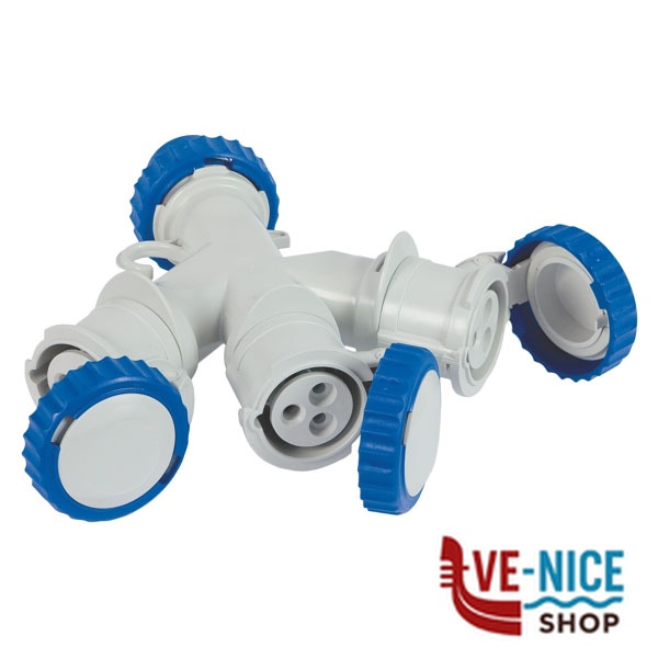 ADATTATORE SP CEE 2PT PR CEE 3x2PT 73120 FME 73120 SPINE E ADATTATORI ELETTRICI F - immagine 2