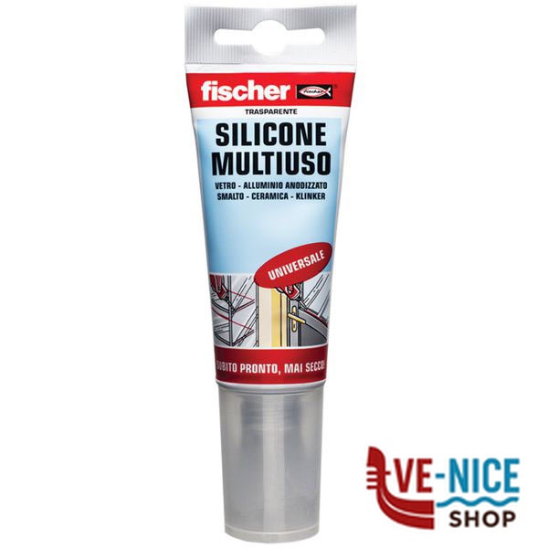SILICONE ACETICO MULTIUSO SMT TR ml 60 FISCHER 71880 FISCHER F - immagine 3