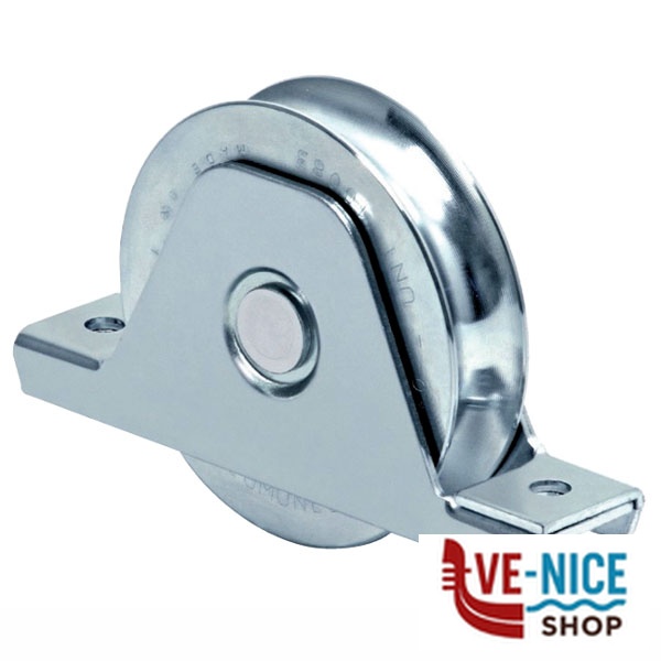 RUOTA CANCELLI GOLA U 140 SUPPORTO 337 FC 11515060001 ACCESSORI SERRAMENTI METALLO F - immagine 3