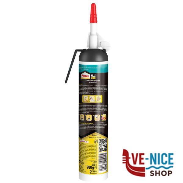 MILLECHIODI ORIGINAL BOMBOLETTA g 260 PATTEX 2246028 COLLANTI F - immagine 3