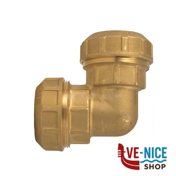 GOMITO PRESSIONE OTTONE mm 25 ENOLGAS H0310S21 RACCORDI PRESSIONE F - immagine 3