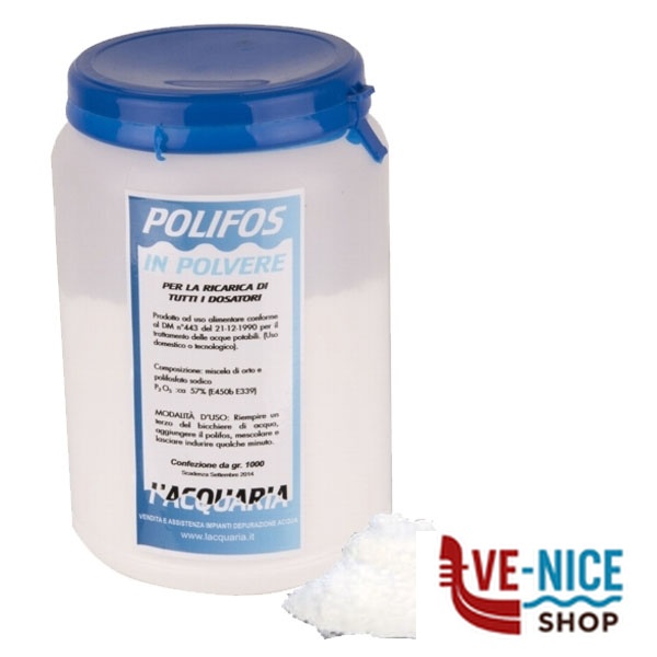 POLIFOSFATO POLVERE g 1000 FILTRI ACQUA F - immagine 3