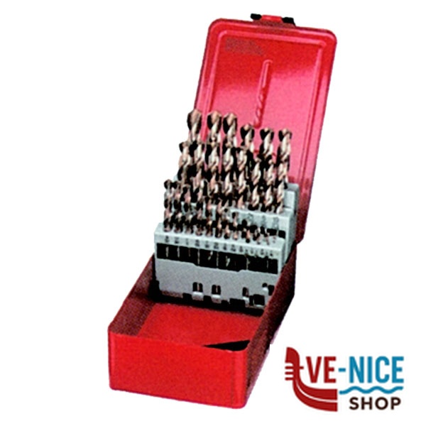 PUNTE HSS BOX METALLO Sr Pz 19 mm 1/10 A002 DORMER A095-201 PUNTE ELICOIDALI SERIE F - immagine 4