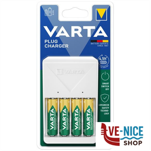 CARICABATTERIE PLUG CHARGER VARTA 57657.101.451 PILE F - immagine 2