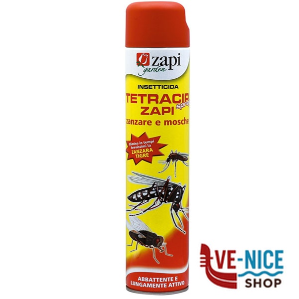 INSETTICIDA MOSCHE/ZANZARE TETRACIP ml 500 ZAPI 421330 INSETTICIDI C - immagine 3