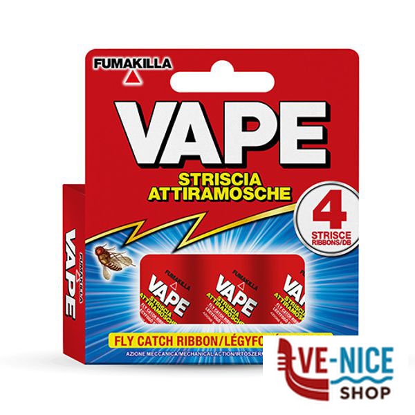 CARTA MOSCHICIDA Pz 4 VAPE GA2017300 TRAPPOLE INSETTI C - immagine 3