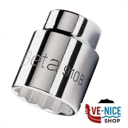 CHIAVE BUSSOLA POLIGONALE 3/8" 12 910/B BETA 009100112 BETA F - immagine 4