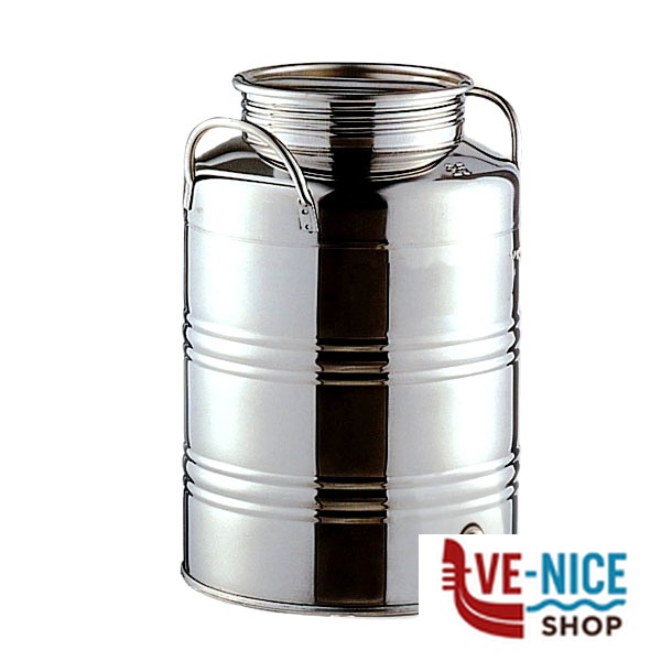 FUSTO ALIMENTI INOX AGGRAFFATO ALTO l 50 MILANO BIDONCINI C - immagine 4